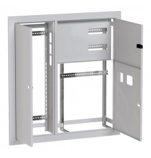 Щит этажный 2 кв. слаботочка слева (1000х950х160) Basic  mb28-v-2z  EKF