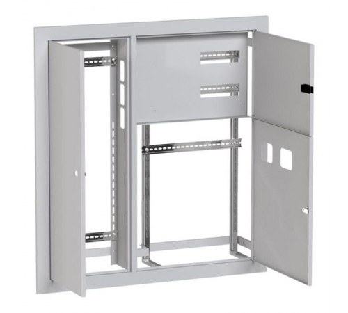 Щит этажный 2 кв. слаботочка слева (1000х950х160) Basic  mb28-v-2z  EKF