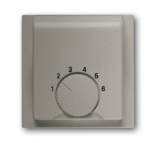 Плата центр. (накладка) для мех. терморегулятора (термостата) 1094 U, 1097 U, серия impuls, цвет шампань-металлик  1710-0-3554   2CKA001710A3554  A