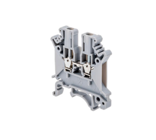 Клемма винтовая проходная, 2.5 мм2, серая MTU-2.5  54687  ОВЕН