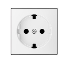 Накладка для розетки SCHUKO с плоской поверхностью, серия SKY, цвет альпийский белый2CLA858890A1101 ABB