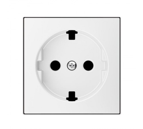 Накладка для розетки SCHUKO с плоской поверхностью, серия SKY, цвет альпийский белый2CLA858890A1101 ABB