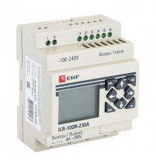 Программируемое реле 10 в/в с диспл. 230В PRO-Relay EKF PROxima  ILR-10DR-230A  EKF