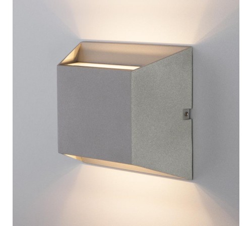 Светильник архитектурный 1615 TECHNO LED OFION DOUBLE алмазный серый настенный  a035812  Elektrostandard