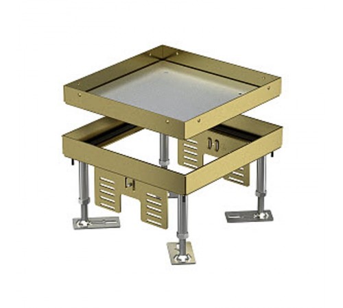 Кассетная рамка RKN2 ном.размер 4 200x200 мм (латунь) (RKN2 4 MS 20)  7409002  OBO Bettermann