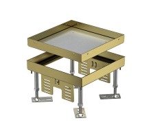 Кассетная рамка RKN2 ном.размер 4 200x200 мм (латунь) (RKN2 4 MS 20)  7409002  OBO Bettermann