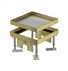 Кассетная рамка RKN2 ном.размер 4 200x200 мм (латунь) (RKN2 4 MS 20)  7409002  OBO Bettermann