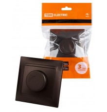 Светорегулятор RL 300 Вт шоколад "Лама"  SQ1815-0509  TDM