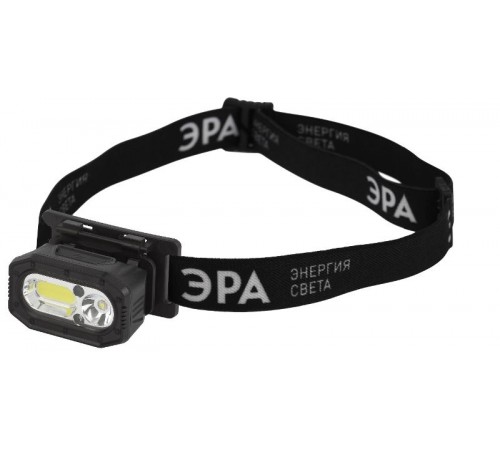 Фонарь налобный светодиодный  GA-814 аккумуляторный 5 Вт COB + 5 Вт LED 5 режимов сенсорное управление  Б0069577  ЭРА