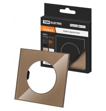 Рамка одиночная бронза, стекло, "Байкал"   SQ1819-0402  TDM