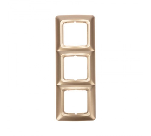 DEA Рамка 3-я горизонтальная Золотой Металлик  KR-78-0317  Kranz