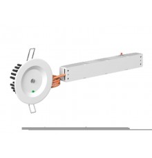 Световой указатель аварийного освещения светодиодный BS-ARUNA-10-L2-ELON 3Вт IP65 встраиваемый централизованный  a16985  Белый свет