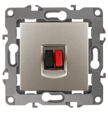 Розетка аудио 12-3111-15  перламутр  Б0027460  ЭРА