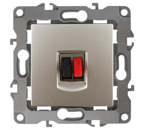 Розетка аудио 12-3111-15  перламутр  Б0027460  ЭРА