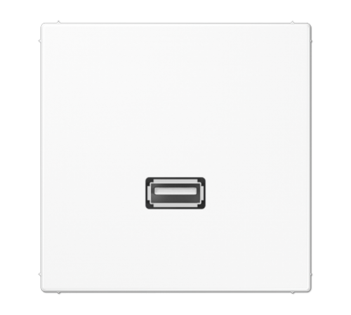 Розетка USB Jung LS 990, скрытый монтаж, белый, MALS1122WW