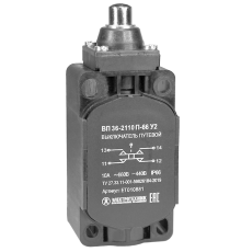 ВП 36-2110П-66 У2, толкатель, 1з+1р, безинерционный, 30х60 мм, без сальника, 3А, IP66, выключатель путевой (ЭТ)  ET010881  Электротехник