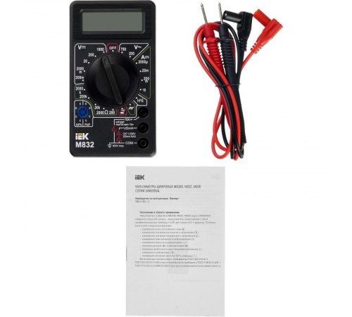 Мультиметр цифровой  Universal M832   TMD-2S-832  IEK