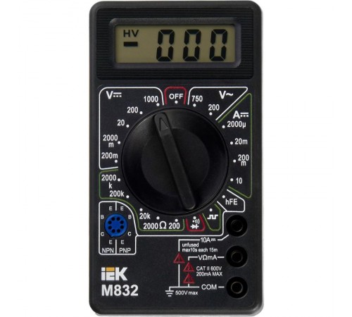 Мультиметр цифровой  Universal M832   TMD-2S-832  IEK