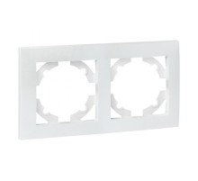 Валенсия Рамка 2-местная жемчуг EKF   EWM-G-302-50   EKF