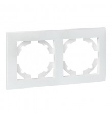 Валенсия Рамка 2-местная жемчуг EKF   EWM-G-302-50   EKF