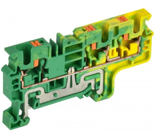 Колодка клеммная CP-MC-PEN земля 3 вывода 4мм2  YCT22-03-3-K52-004  IEK