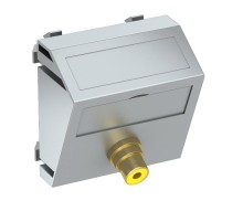 Мультимедийная рамка Video-Cinch Modul45 (серебристый) (MTS-R F AL1)  6105012  OBO Bettermann