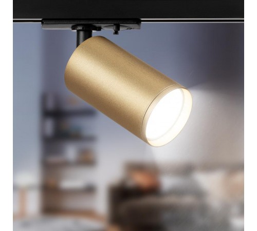 Светильник трековый однофазный TR39-GU10 MG MR16 Золото  Б0053312  ЭРА