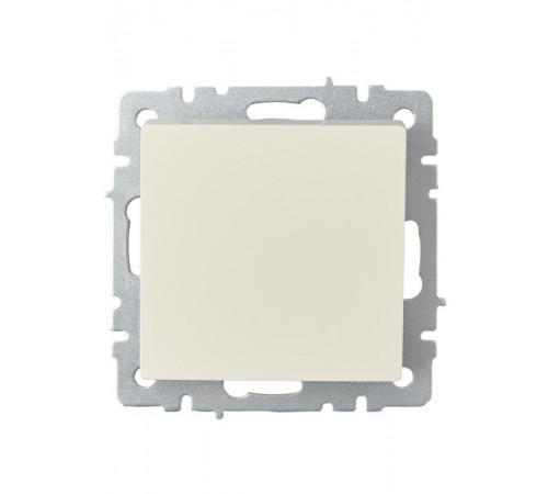 BRITE Выключатель 1-клавишный проходной 10А ВС10-1-6-БрКр бежевый  BR-V12-0-10-K10  IEK