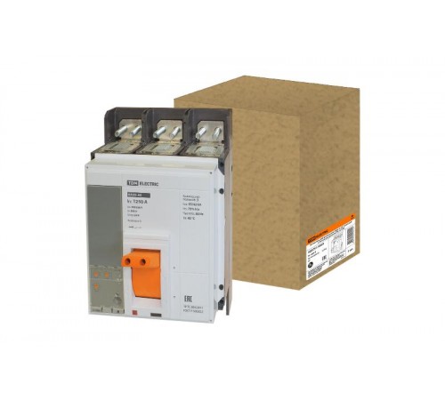 Автоматический выключатель ВА89-40 3Р 1250А 65кА (с блоком расцепителя РЦ10)  SQ0751-0059  TDM