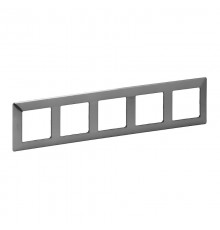 Valena LIFE Сталь Рамка 5-ая  754155  Legrand