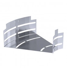 Угол горизонтальный изменяемый 0-45 градусов Стандарт INOX (AISI 316) 200х80  PR16.3621  Промрукав