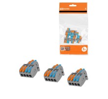 Клемма разветвительная СКР-424 (4 мм2) (5 шт/упак)  SQ0527-0313  TDM
