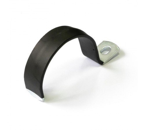 Скоба металлическая однолапковая с полимерным покрытием СМО-П d38-40 мм (50 шт/уп)  PR08.6012  Промрукав