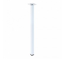 Ножка металл.квадрат, нерегулир, 25х25х800 мм, белая - накл.   152130  Tech-KREP