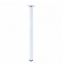 Ножка металл.квадрат, нерегулир, 25х25х800 мм, белая - накл.   152130  Tech-KREP