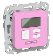 FLITE Термостат электронный с дисплеем 16А Т-ФлПр пурпурный  FI-RT11-K99  IEK