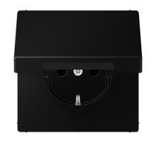 Штепсельная розетка SCHUKO 16A, 250V~  с защитой от детей и крышкой LS1521KIKLSWM Jung