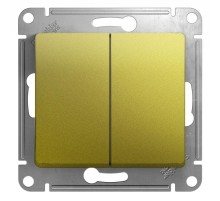 Glossa Фисташковый Переключатель 2-клавишный, сх.6,10AX  GSL001065  SE