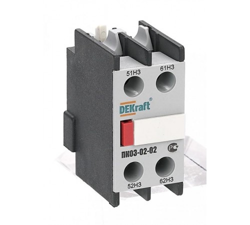 Приставка контактная доп.контакты 2НЗ лицев  24102DEK  DEKraft