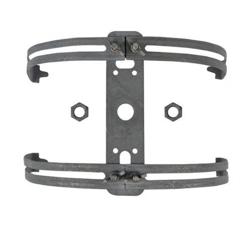 Держатель молниеприемника 1-2 метра на круглый конек двойной EKF PROxima   lp-04002   EKF