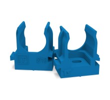 Крепеж-клипса для труб для монтажного пистолета синяя д16 (100шт/1100шт уп/кор)  PR13.0143  Промрукав