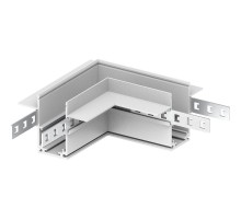 Соединитель угловой для низковольтного встраиваемого шинопровода, белый, LD2004  41981  FERON