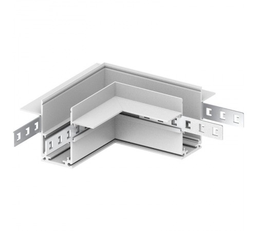 Соединитель угловой для низковольтного встраиваемого шинопровода, белый, LD2004  41981  FERON