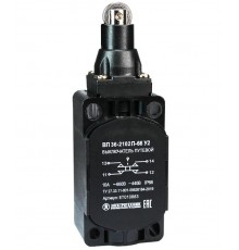 ВП 36-2102П-66 У2, толкатель с роликом, 1з+1р, мгновенный, 30х60 мм, без сальника, 3А, IP66, выключатель путевой  (ЭТ)  ET010883  Электротехник