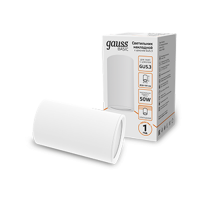 Светильник  Basic, накладной, под лампу GU5.3, белый 1/20/60  HD062  Gauss