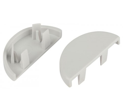 Заглушка  EC-KK-30-13-FW для полукруглого кабель-канала белая 30х13мм 2шт/комплект  Б0064919  ЭРА