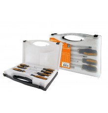 Набор отверток 7 шт.: SL3х75;5х100;6х125;8х150, PH:0х75;PH1х100;PH2х125 (чемодан), CR-V "Алмаз"  SQ1013-0206  TDM