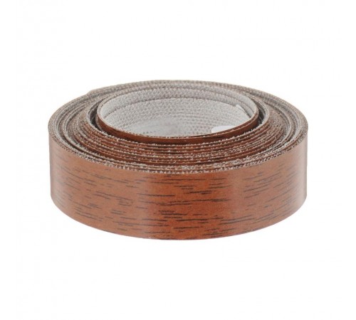 Кромочная лента меламиновая с клеем 19 мм - орех средний (5 м) - пакет   109917  Tech-KREP