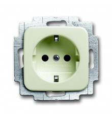 Розетка SCHUKO 16А 250В, с LED подсветкой, Busch-Duro 2000 SI/Reflex SI, слоновая кость  2013-0-5290   2CKA002013A5290  ABB