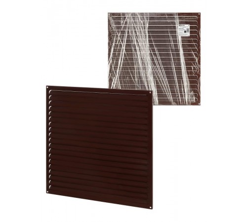 Решетка металл. усиленная 500х500, коричневая, с покрытием полимерной эмалью,  SQ1807-0743  TDM